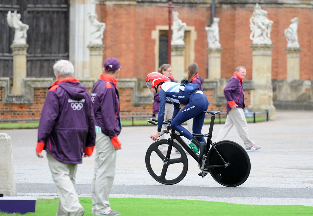 Bradley Wiggins, London 2012 Olympic time trial training, 31 July 2012 Bradley Wiggins, London 2012 Olympic time trial training, 31 July 2012