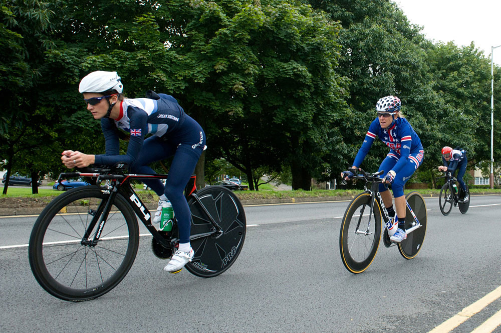 Lizzie Armitstead, London 2012 Olympic time trial training, 31 July 2012