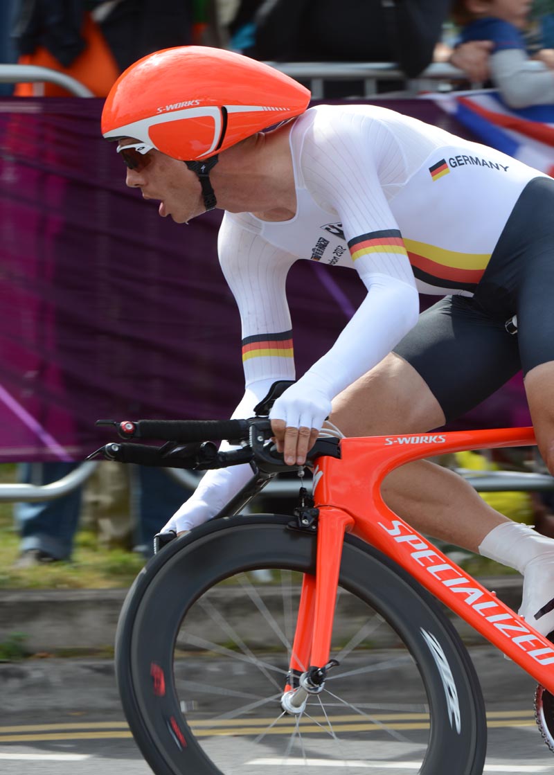 Tony Martin, silver, London 2012 Olympic Games, men's time trial
