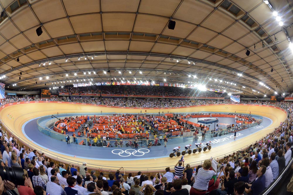 Velodrome, London 2012 Olympic Games, track day one