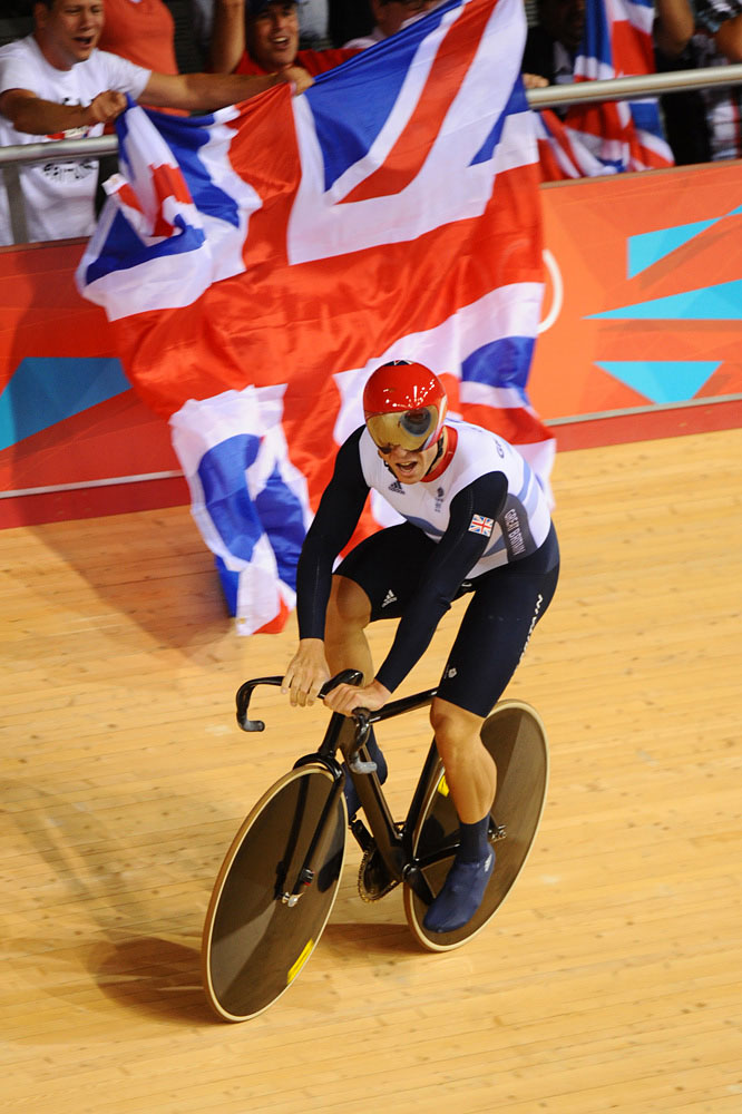 Sir Chris Hoy, London 2012 Olympic Games, track day one
