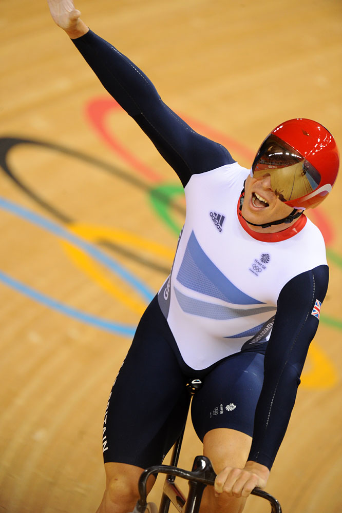 Sir Chris Hoy, London 2012 Olympic Games, track day one
