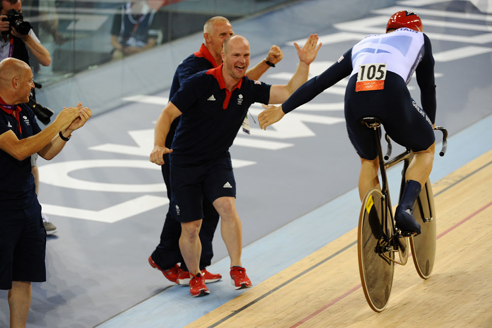 Sir Chris Hoy, London 2012 Olympic Games, track day one