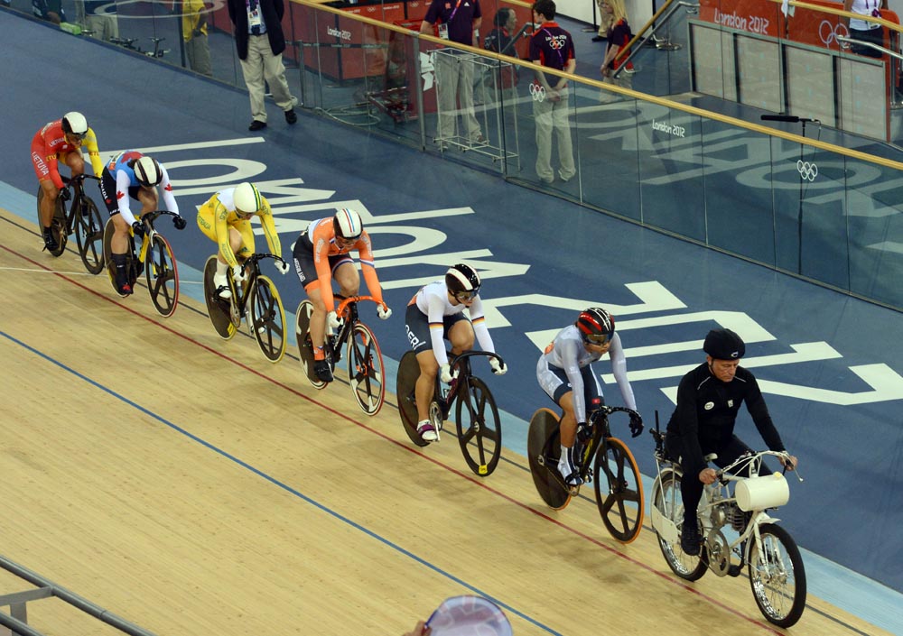 Keirin, London 2012 Olympic Games, track day two