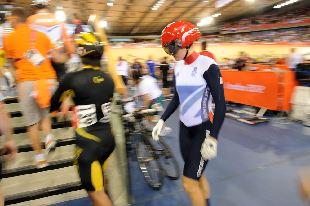 Victoria Pendleton, London 2012 Olympic Games, track cycling day two