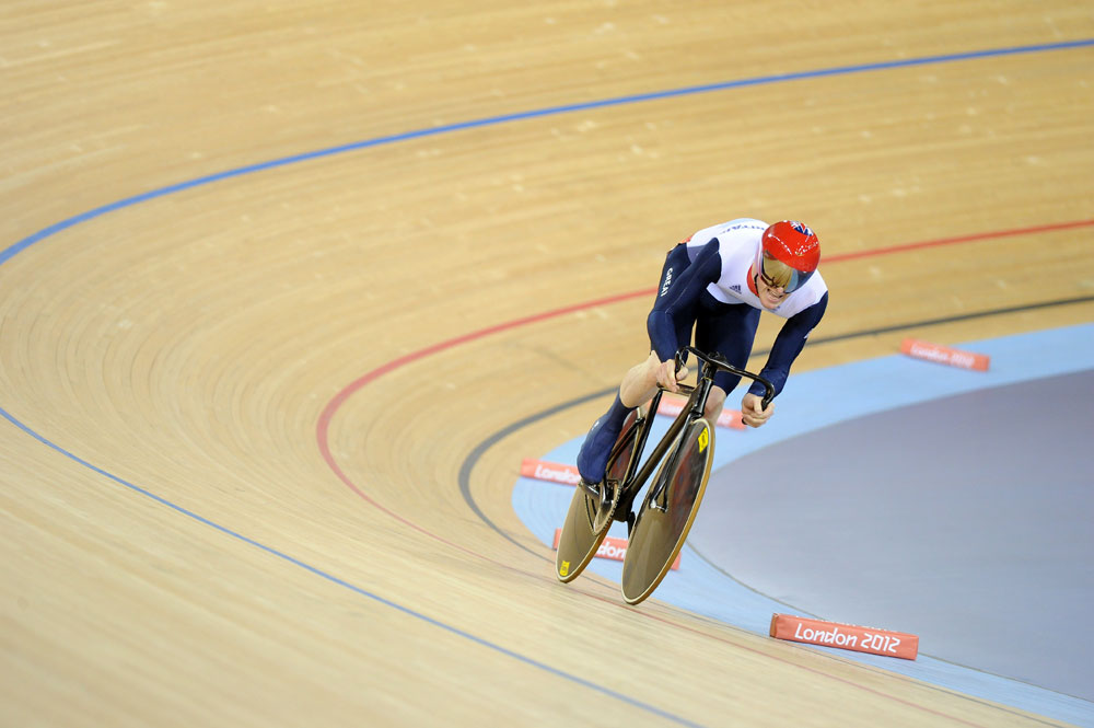 Ed Clancy, omnium, London 2012 Olympic Games, track day three morning session