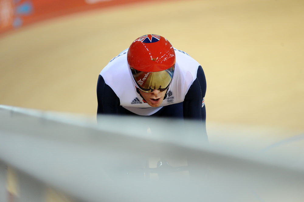 Ed Clancy, omnium, London 2012 Olympic Games, track day three morning session