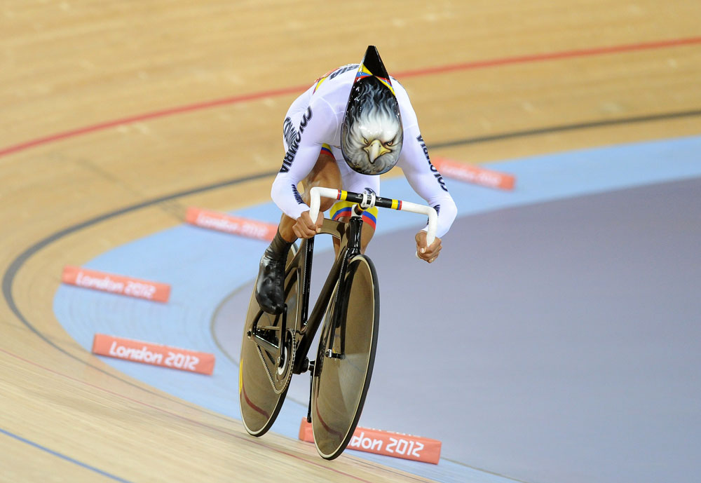 Juan Arango, omnium, London 2012 Olympic Games, track day three morning session