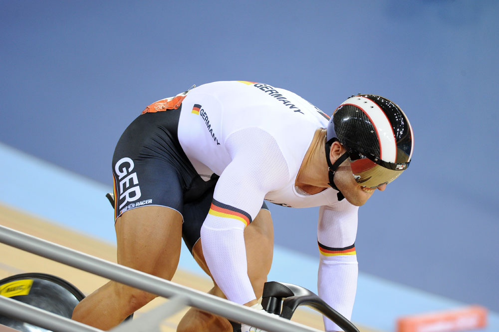 Robert Forstermann, sprint, London 2012 Olympic Games, track day three morning session