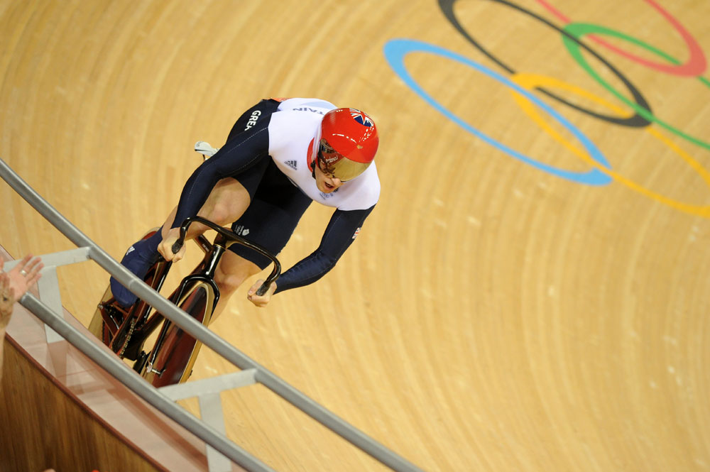 Jason Kenny, sprint, London 2012 Olympic Games, track day three morning session