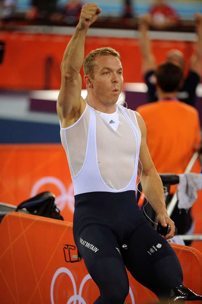 Sir Chris Hoy, London 2012 Olympic Games, track day three evening session