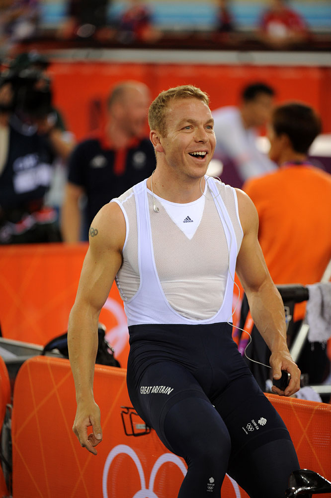 Sir Chris Hoy, London 2012 Olympic Games, track day three evening session