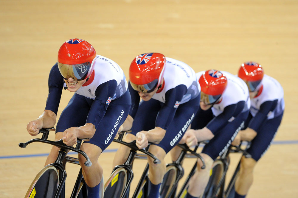 Team GB make pursuiters, London 2012 Olympic Games, track cycling day two