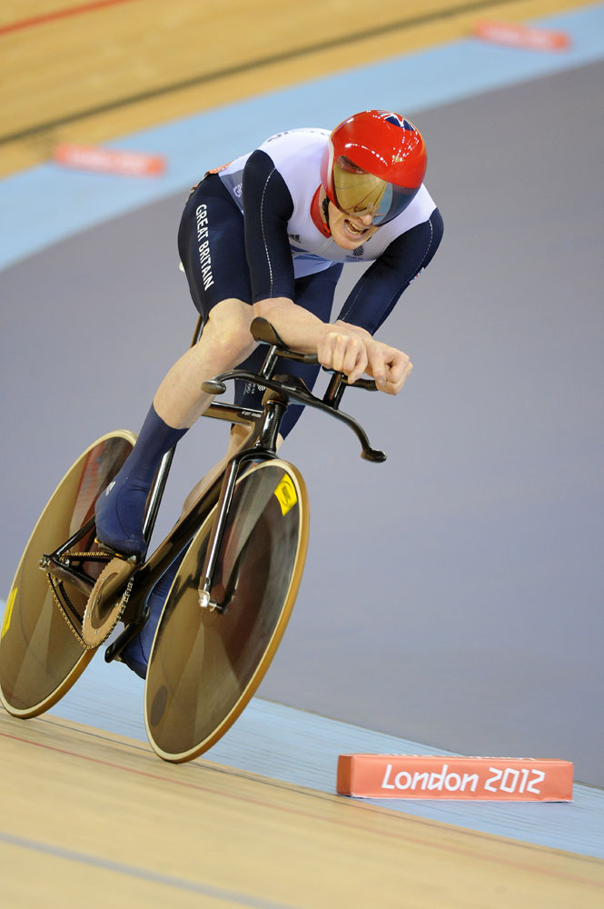 Ed Clancy, omnium, London 2012 Olympic Games, track cycling day four morning session