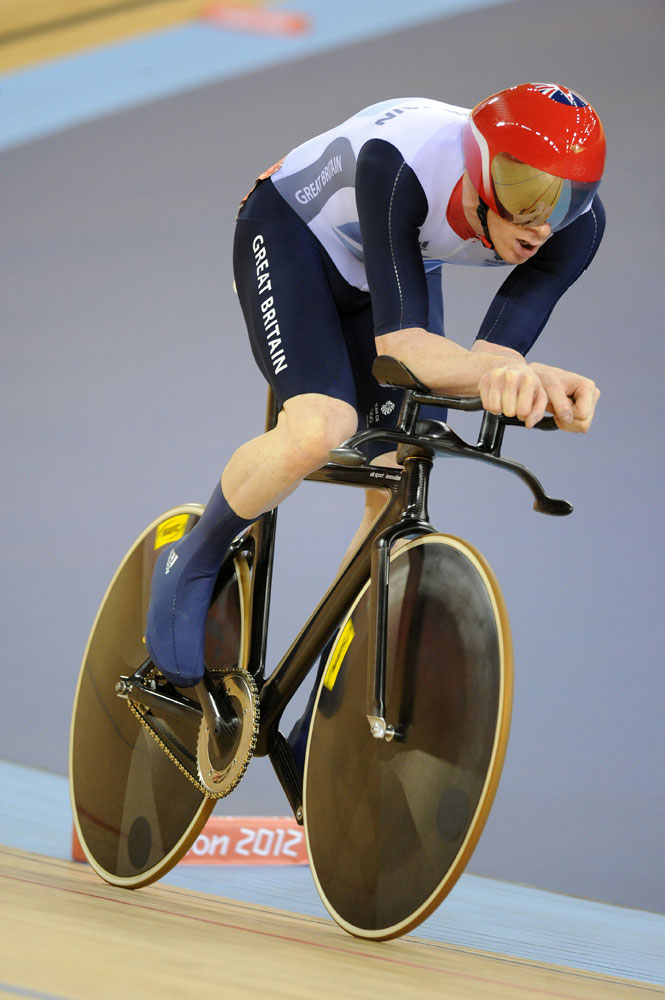 Ed Clancy, omnium, London 2012 Olympic Games, track cycling day four morning session