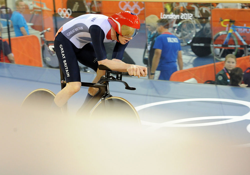 Ed Clancy, omnium, London 2012 Olympic Games, track cycling day four morning session