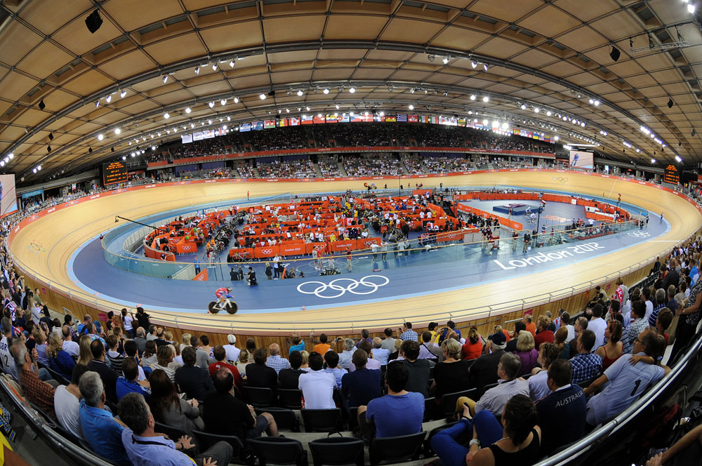 Velodrome, London 2012 Olympic Games, track cycling day four morning session