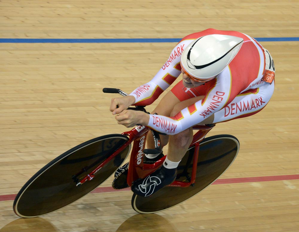 Hansen, omnium kilo, London 2012 Olympic Games, track day four evening session