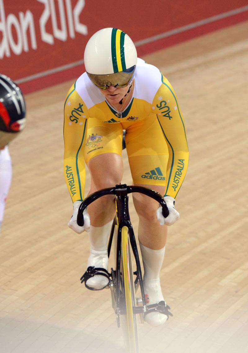 Anna Meares, sprint, London 2012 Olympic Games, track day four evening session