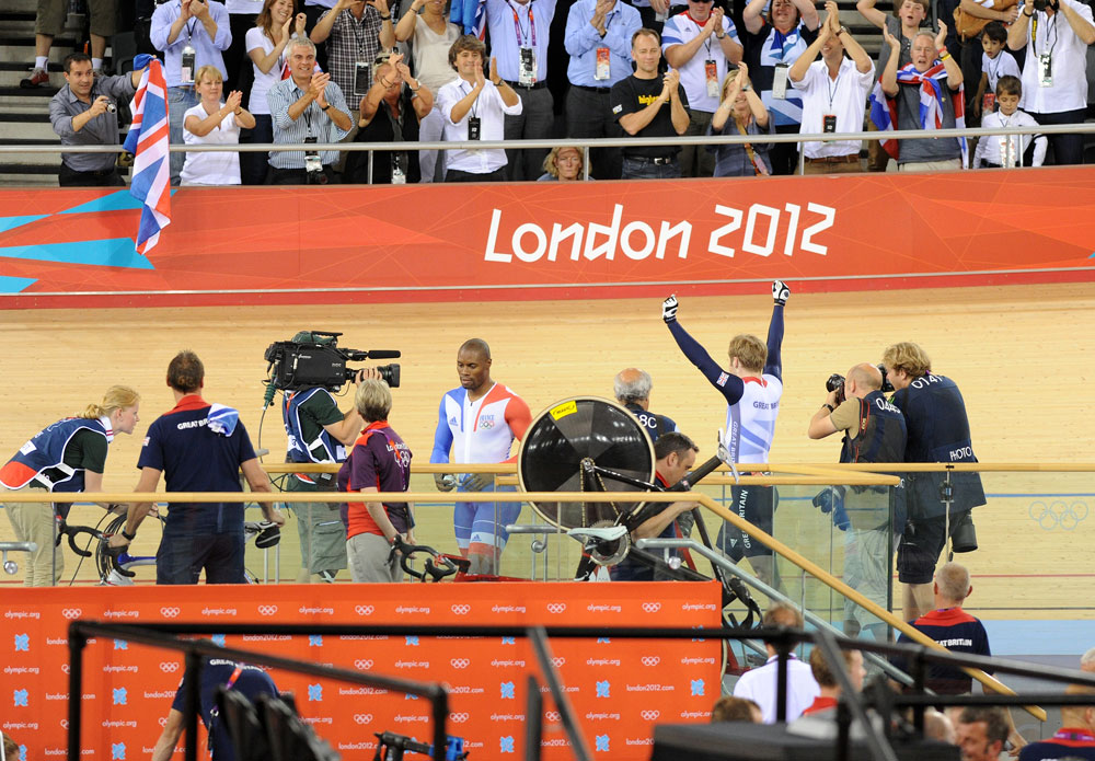 Bauge and Kenny, London 2012 Olympic Games, track day five
