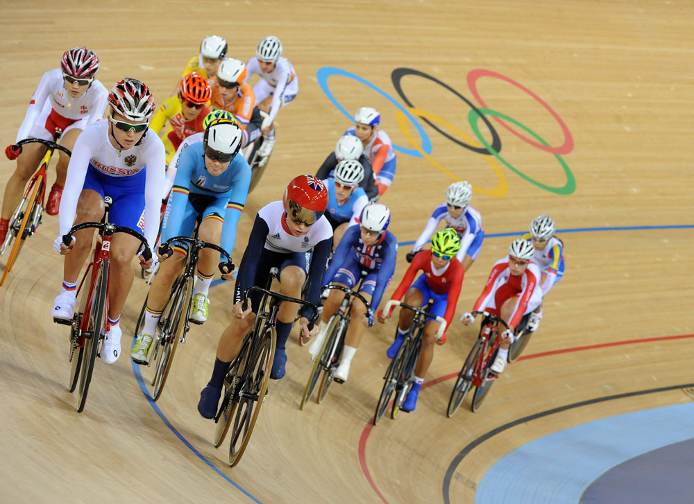 Women's points race, London 2012 Olympic Games, track day five
