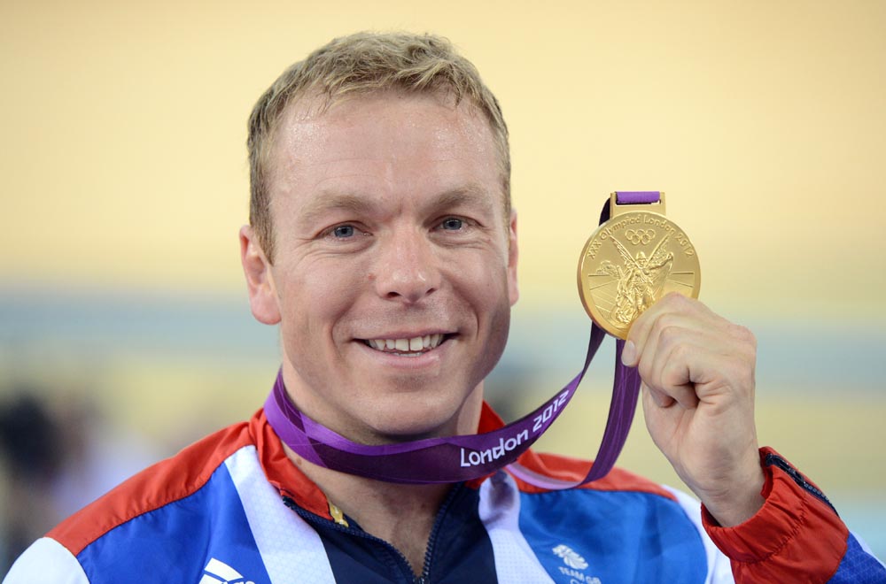 Sir Chris Hoy and keirin gold, London 2012 Olympic Games, track day six Sir Chris Hoy and keirin gold, London 2012 Olympic Games, track day six