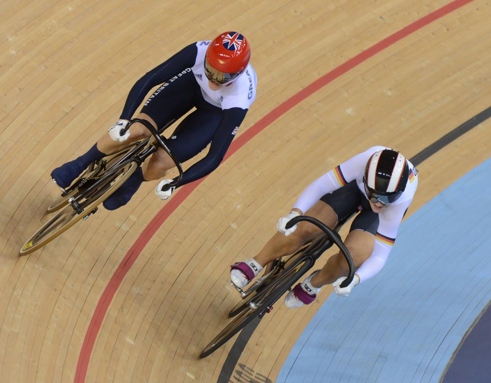 Pendleton and Vogel, London 2012 Olympic Games, track day six
