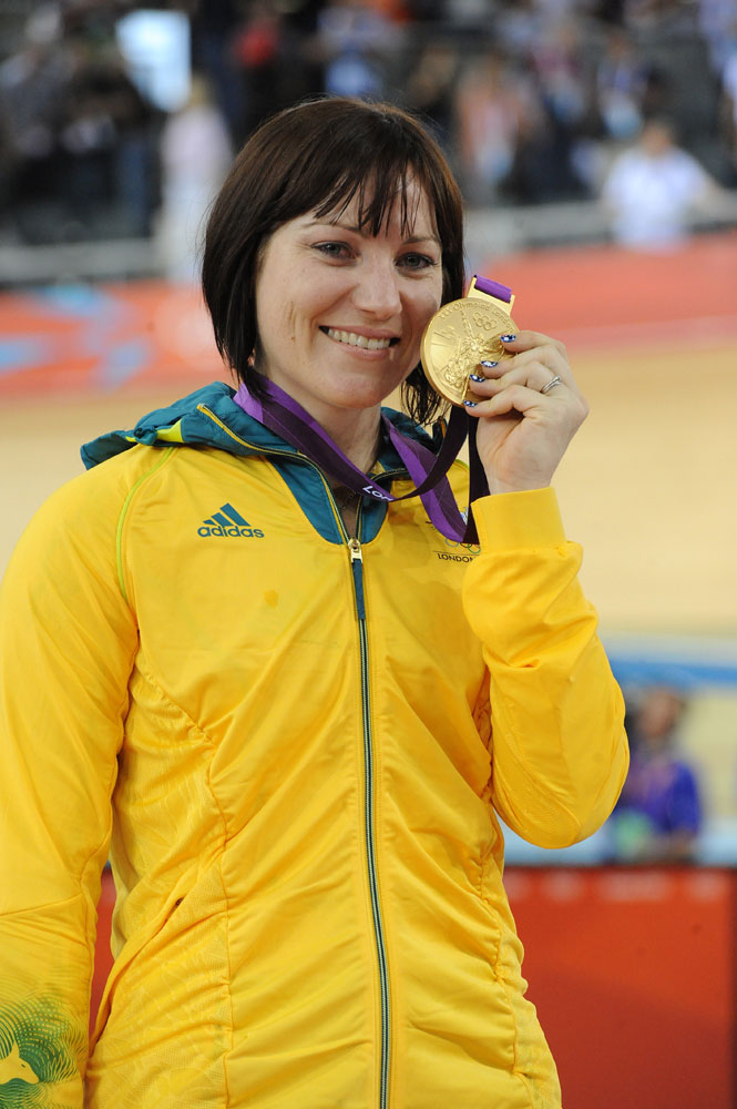 Anna Meares and sprint gold, London 2012 Olympic Games, track day six
