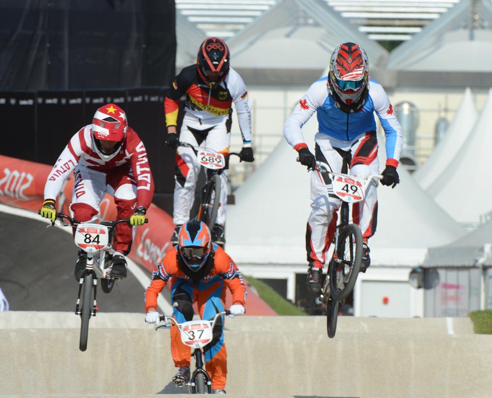 Tory Nyhaug, London 2012 Olympic Games, BMX quarter finals