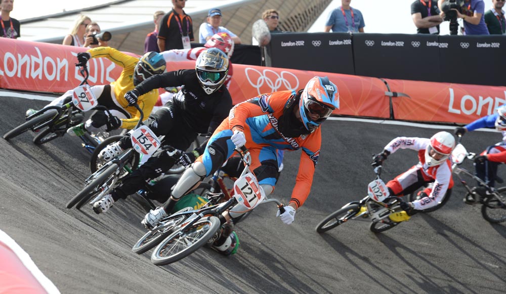 Raymon van der Biezen, London 2012 Olympic Games, BMX quarter finals