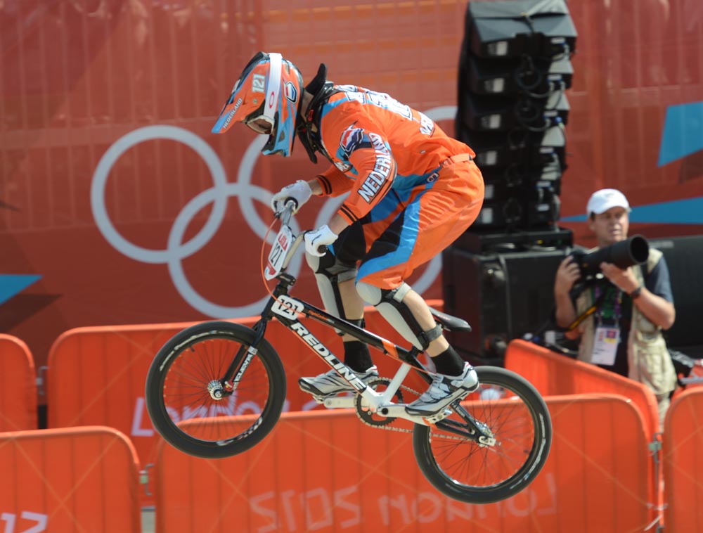 Raymon van der Biezen, London 2012 Olympic Games, BMX quarter finals