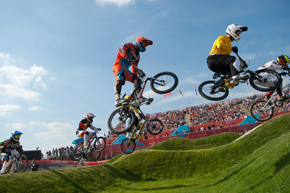 BMX men's quarter finals, London 2012 Olympic Games