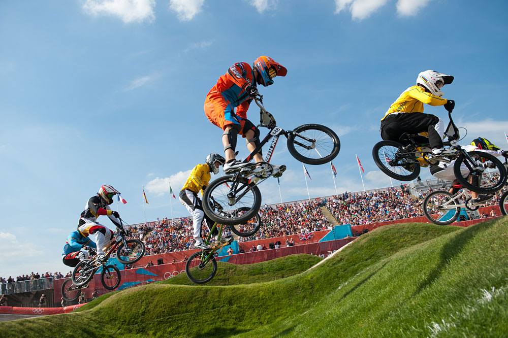 BMX men's quarter finals, London 2012 Olympic Games