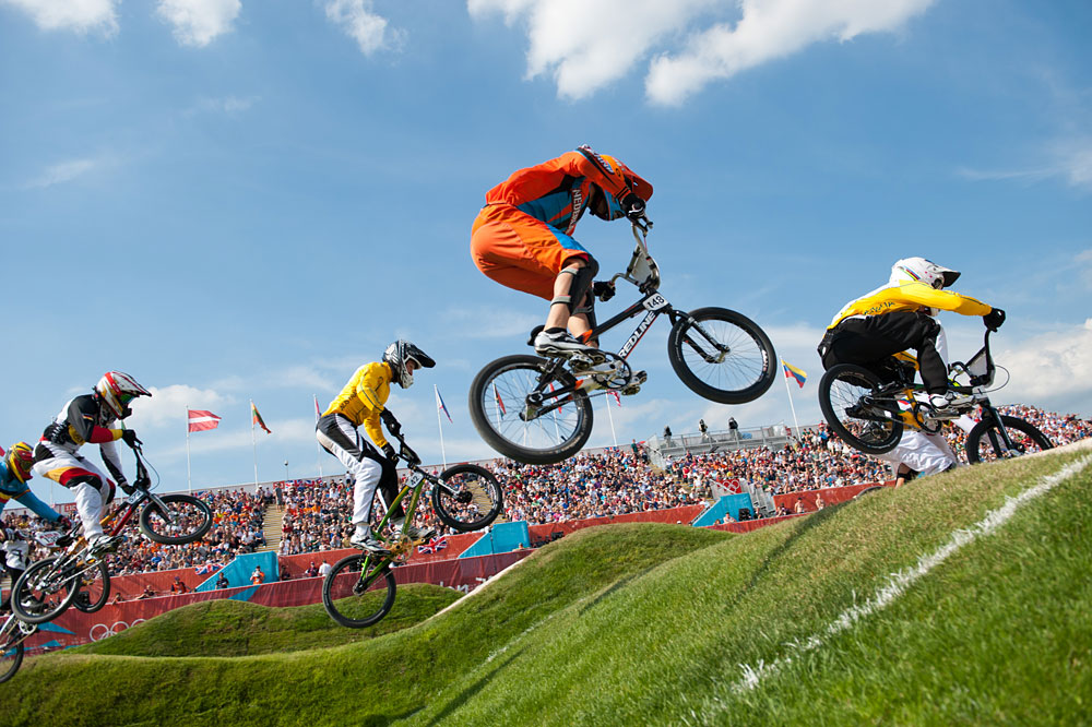 BMX men's quarter finals, London 2012 Olympic Games