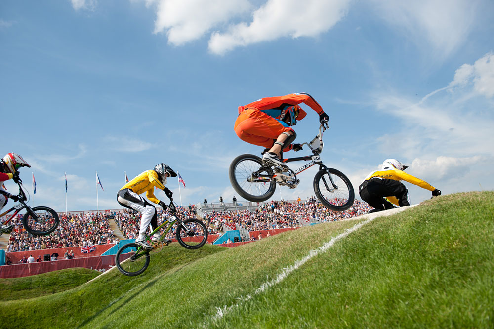 BMX men's quarter finals, London 2012 Olympic Games