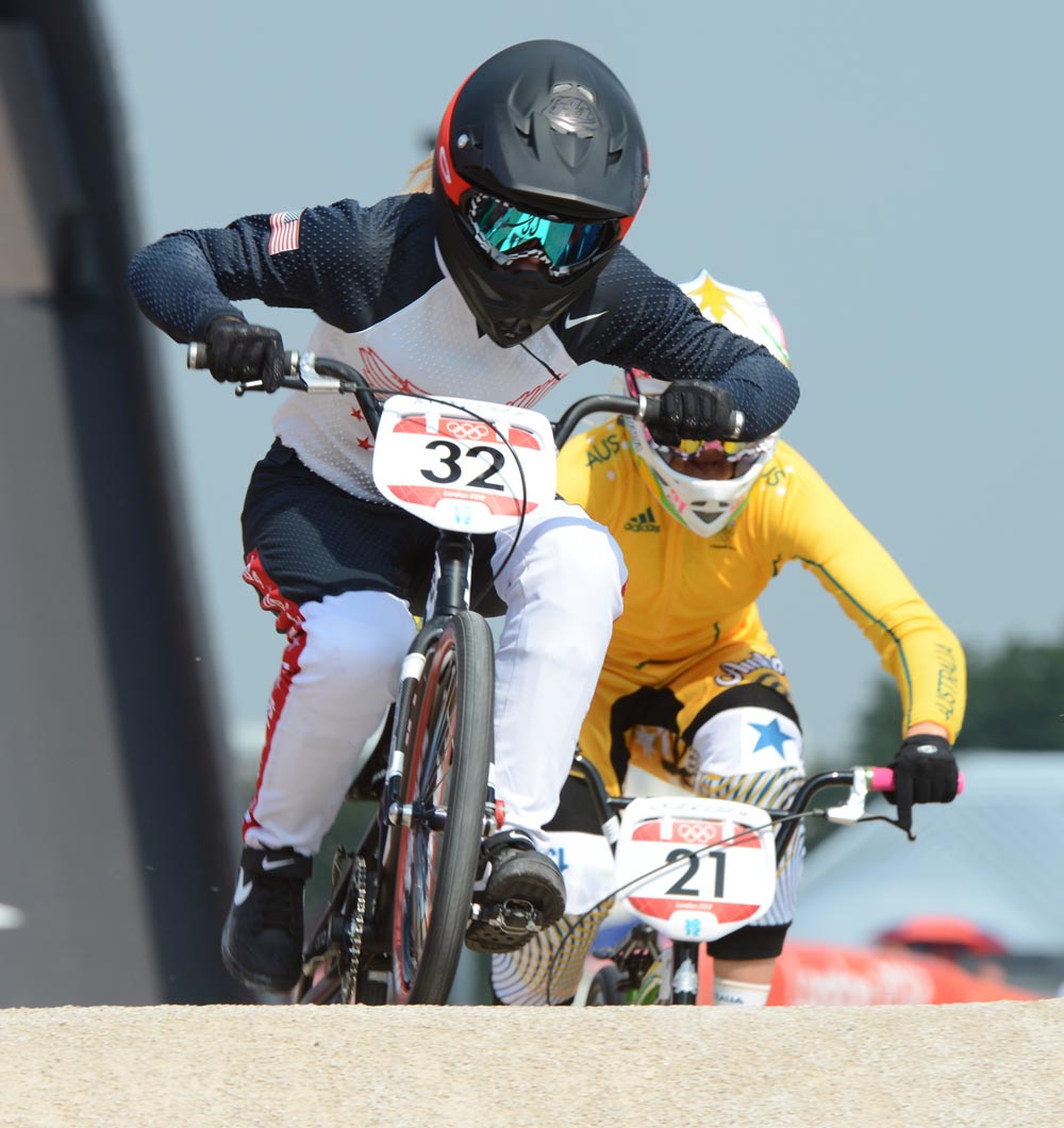 Crain, semi-finals, BMX finals, London 2012 Olympic Games