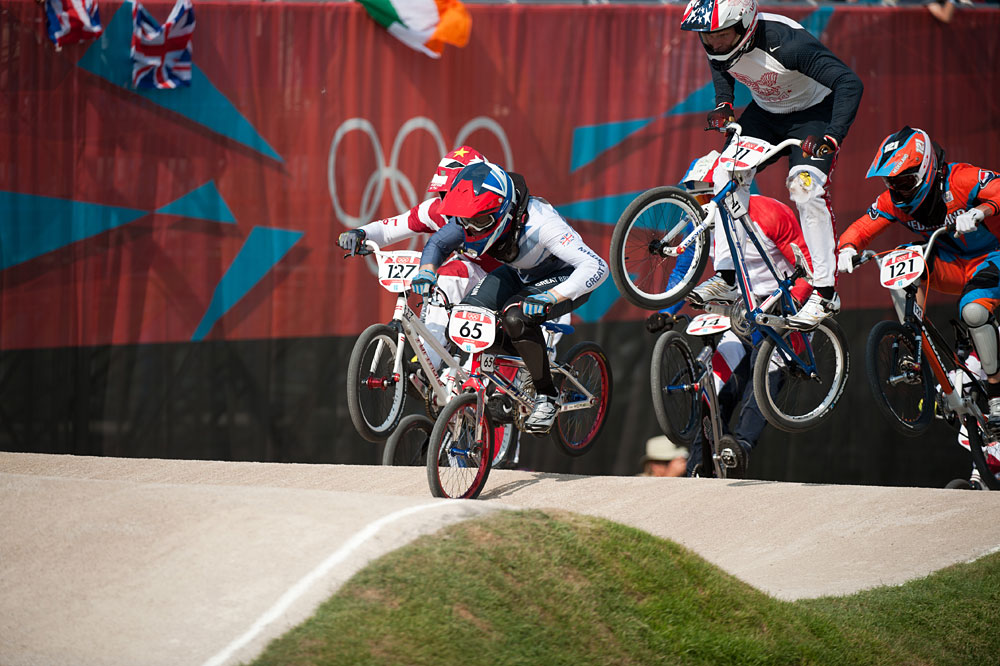 Liam Phillips, BMX finals, London 2012 Olympic Games