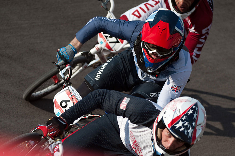 Liam Phillips, BMX finals, London 2012 Olympic Games