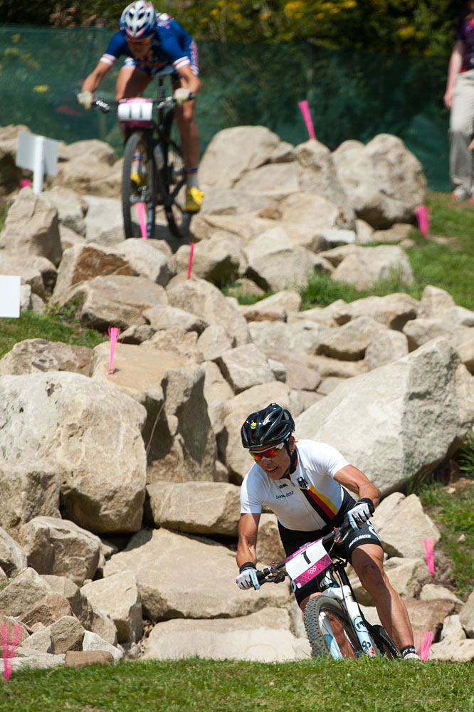 Spitz and Gould, Women's mountain biking, London 2012 Olympic Games
