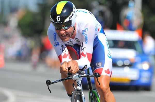 Svein Tuft wins time trial, Eneco Tour 2012, stage six Svein Tuft wins time trial, Eneco Tour 2012, stage six