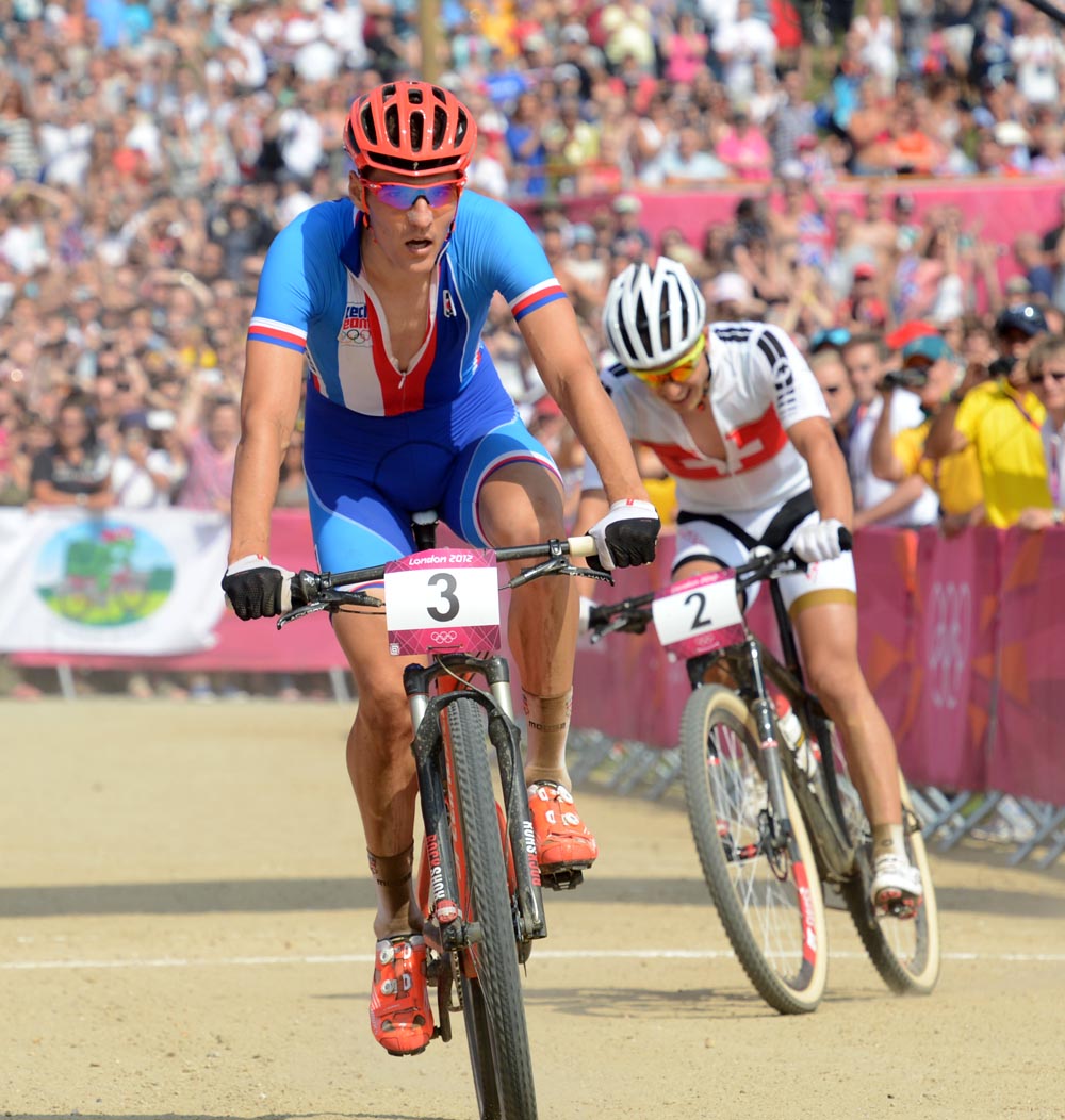 Jaroslav Kulhavy wins gold, Men's mountain biking, London 2012 Olympic Games