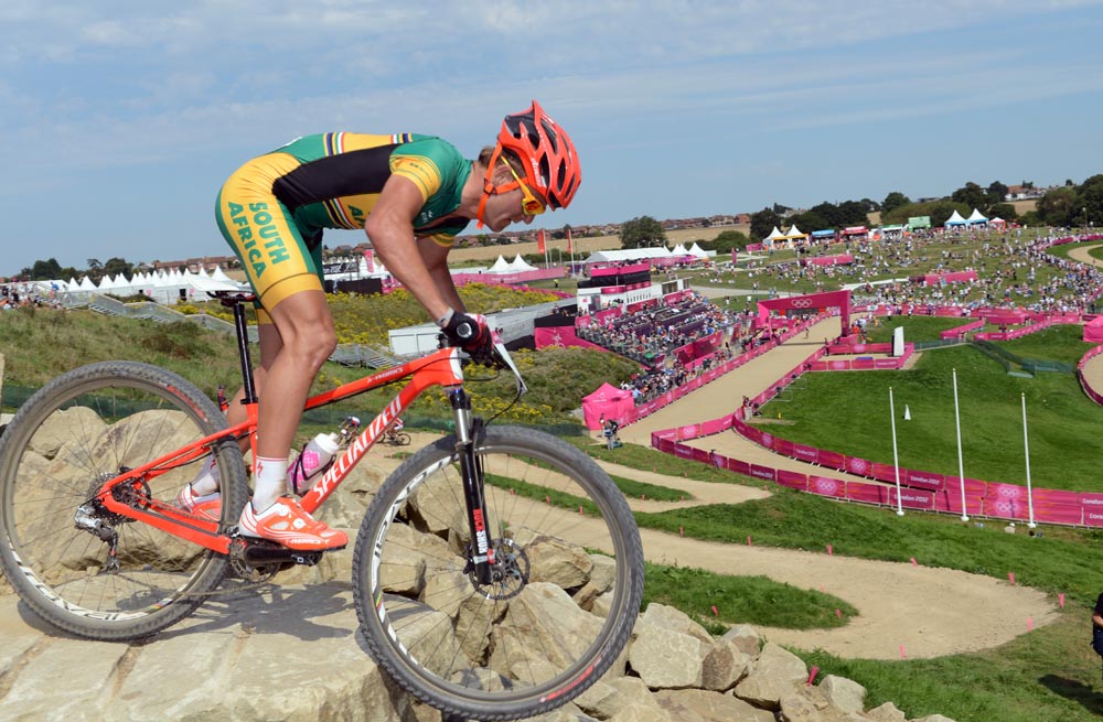 Burry Stander, Men's mountain biking, London 2012 Olympic Games Burry Stander, Men's mountain biking, London 2012 Olympic Games