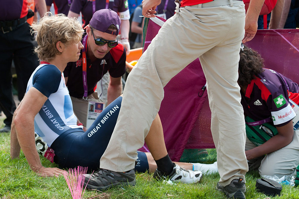 Liam Killeen injury, Men's mountain biking, London 2012 Olympic Games