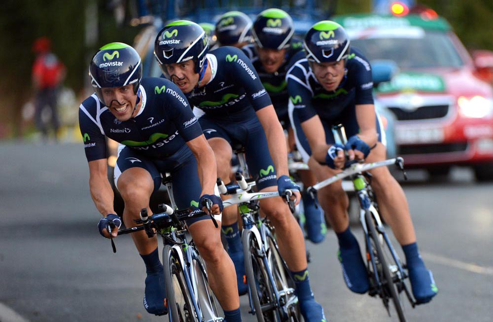 Movistar 2012 Vuelta movistar, team time trial, vuelta