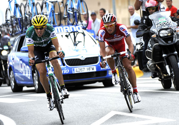 Aramendia, Ignatiev, Break away Vuelta