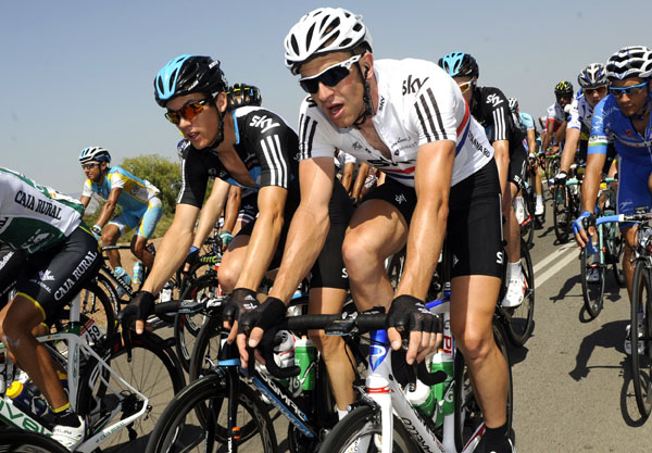 vuelta, 2012, stage five, peloton, cycling