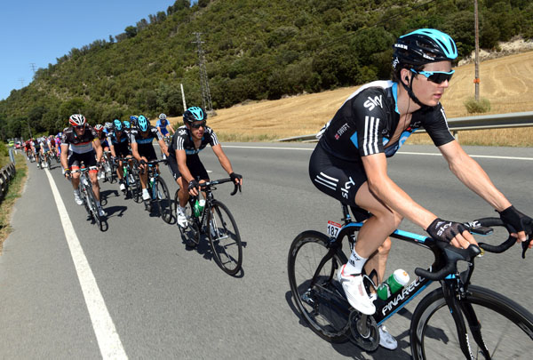 vuelta, 2012, stage five, peloton, cycling