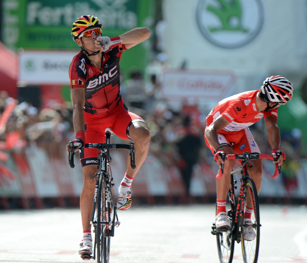 Gilbert beats Rodriguez, Vuelta 2012, stage 9 Gilbert beats Rodriguez, Vuelta 2012, stage 9