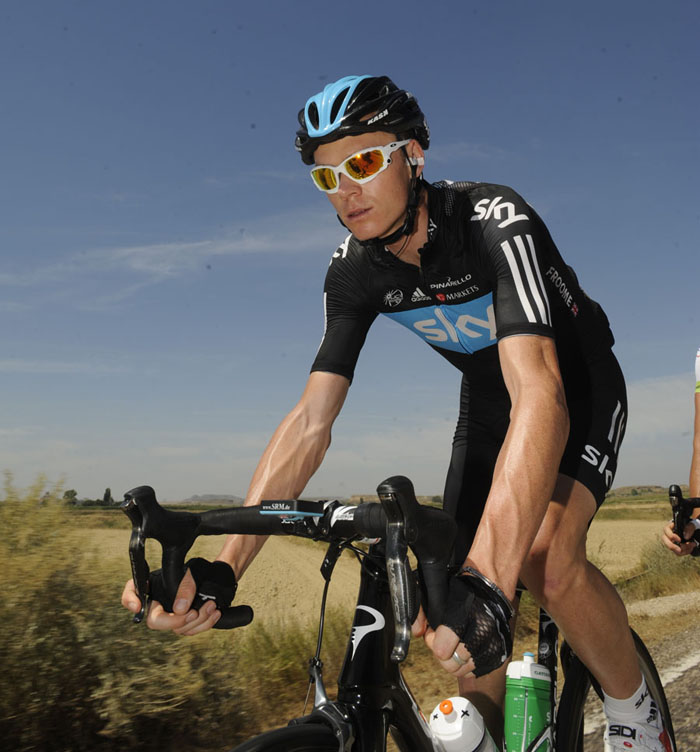 Chris Froome stage seven Vuelta 2012.jpg Froome, sky, vuelta, 2012, cycling