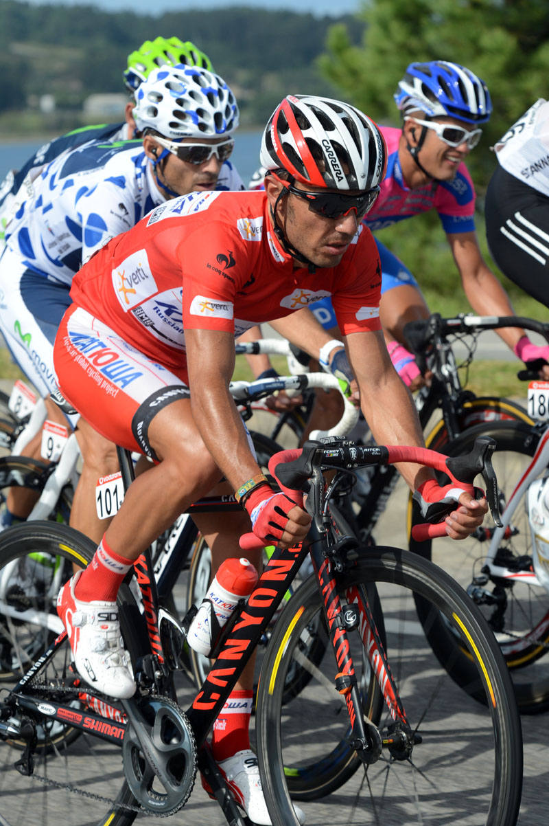 Joaquin Rodriguez in lead, Vuelta a Espana 2012, stage 10
